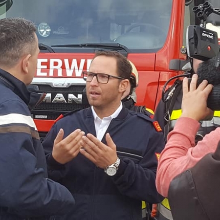 Dreharbeiten Mit ATV Bei Der Feuerwehr Oberwaltersdorf FF Oberwaltersdorf